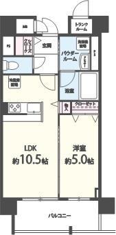 メゾン センリーユ 間取り図