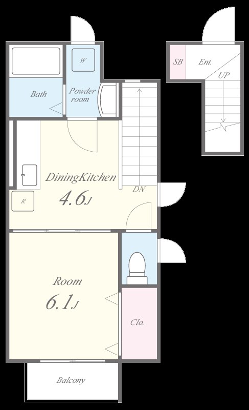 おおふな 間取り図