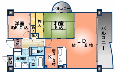 グランカーム和泉中央 間取り図