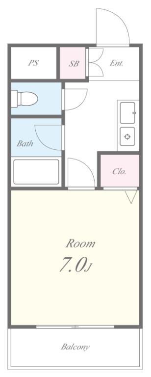 ｺｰﾎﾟﾗｽ光進 間取り図