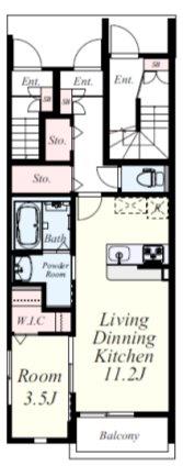アリターレⅢ 間取り図