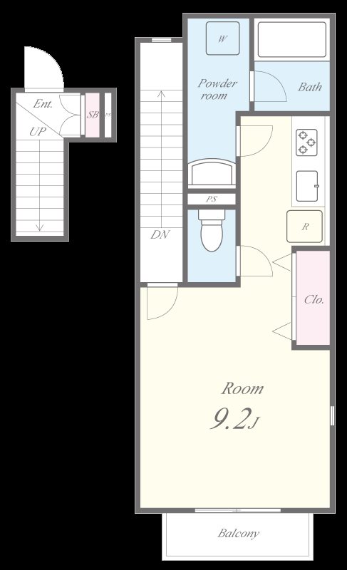 マノアレイ 間取り図