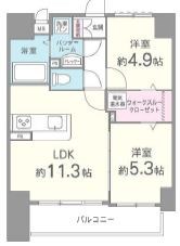 メゾンクラウン鷺洲 間取り図