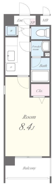 ベルマノワール 間取り図