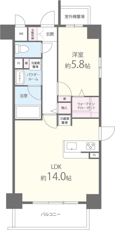 シュロスフォンコウナン 間取り図