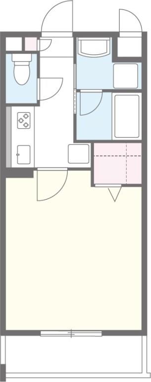 ミリアディ たかつき 405号室 間取り