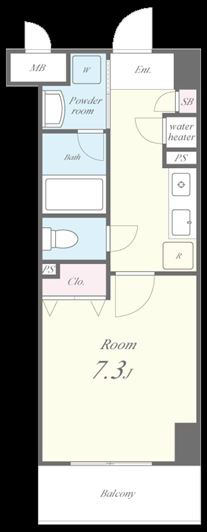 ヴェルドミール 間取り図