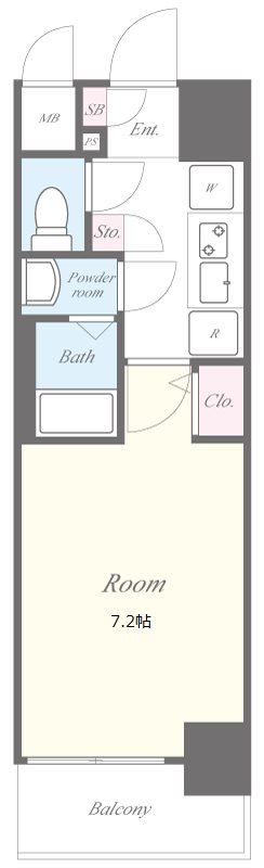 グランパシフィック庄内 間取り図