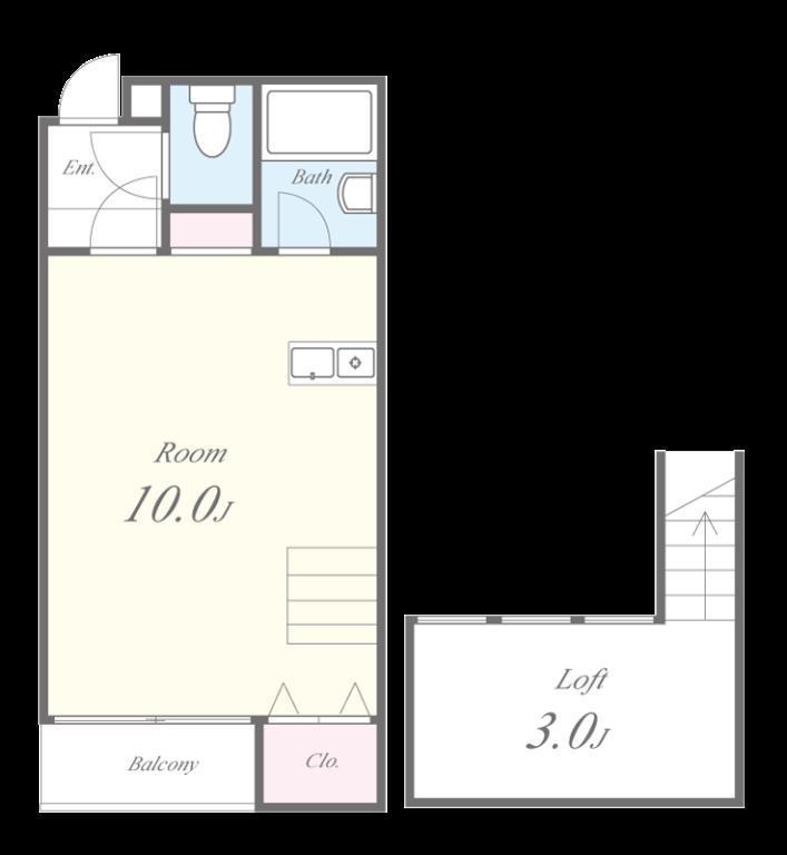 エクラ平野 間取り図