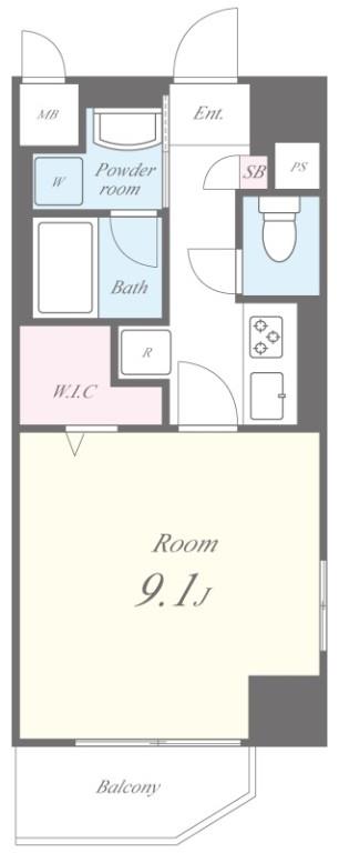 アルシェ新宿 間取り図