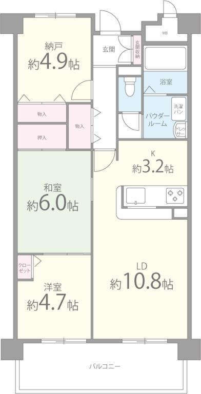 エスポワール野江 間取り図