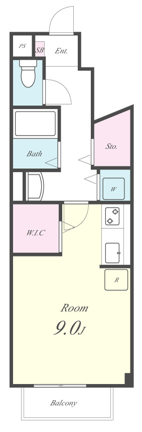 ヴァーグ参番館 間取り図
