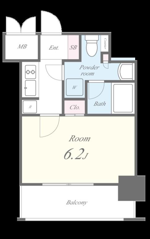 セイワパレス大今里 0302号室 間取り
