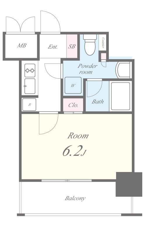 セイワパレス大今里 0204号室 間取り