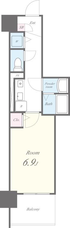 イーストガーデン リバーサイド町田 間取り図