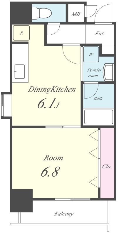 エムズレジデンス 間取り図