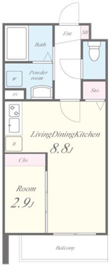 コルビジェ2 間取り図