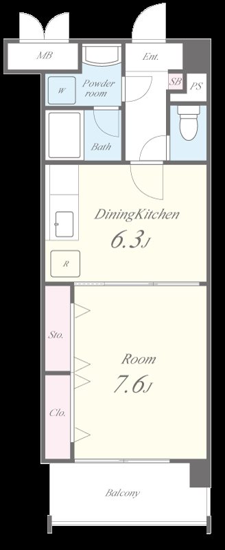 エバーフェニックス 間取り図