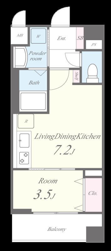 ムーンリバー大橋 間取り図