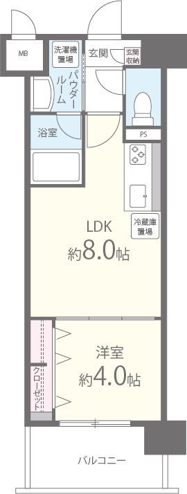 シャイニング福島離宮 間取り図