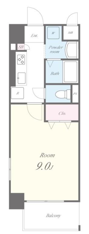 ルピナス･住吉 間取り図