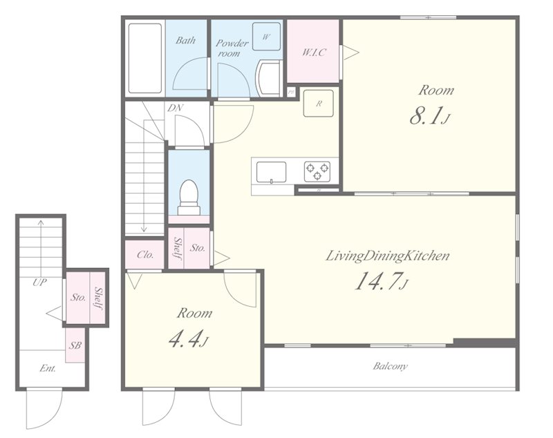 伏水庵 間取り図
