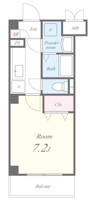 ディアコート東尾久 間取り図