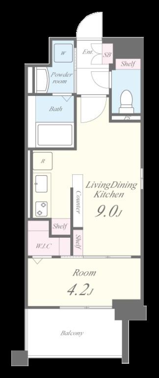 アーヴェンス吉塚 間取り図