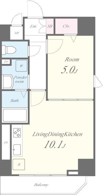 NJ Place 間取り図