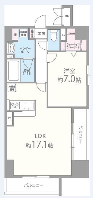 ラフィーネレジデンス 間取り図