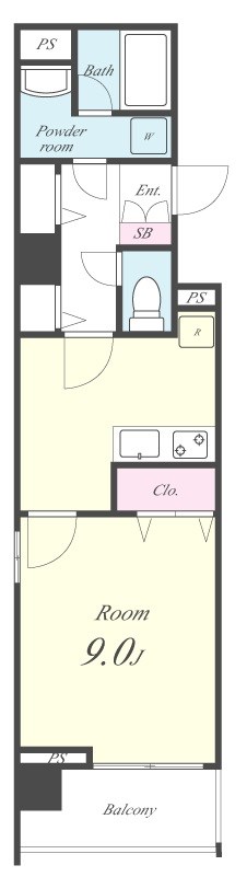 サンライズ・新町大塚ビル 間取り図