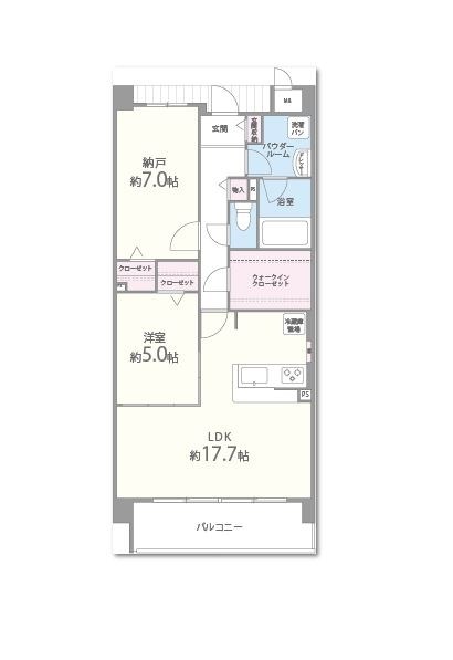 ドルフコートＫ 101号室 間取り