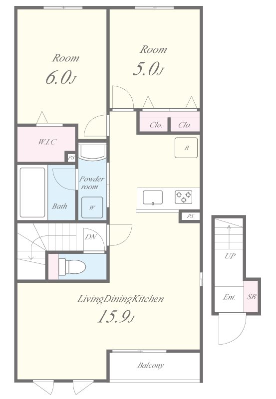 ガーデニア丹波橋 間取り図