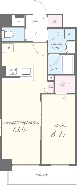 ベルミエール 間取り図