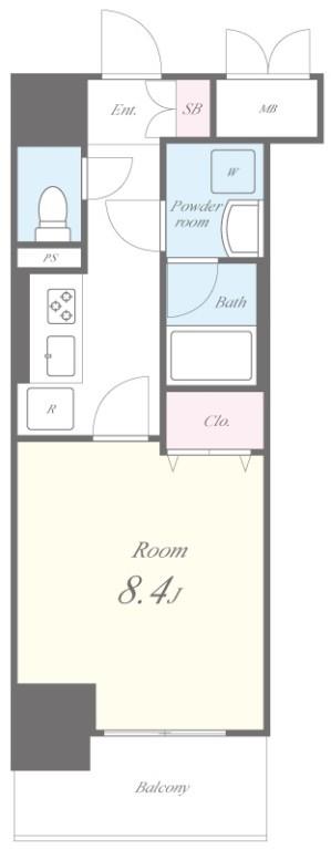 VOLGA BLDG アドグリシーヌ 竜泉 間取り図