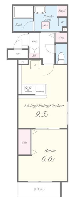 セレッソシンエイ 間取り図