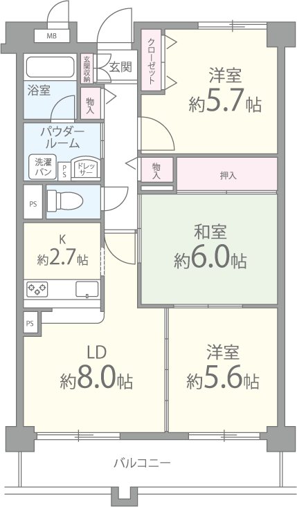 ウィステリア 間取り図