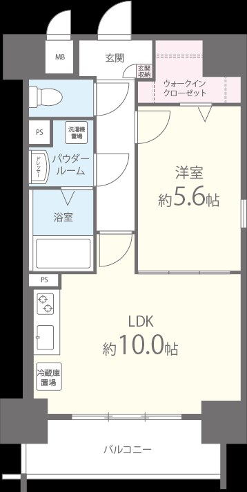 テイルガーデン博多 間取り図