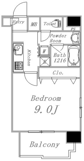 リューデスハイム 間取り図