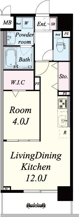 ビビアンパレス桜川公園 間取り図