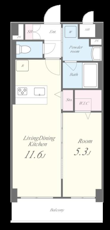 La peche Kino 間取り図