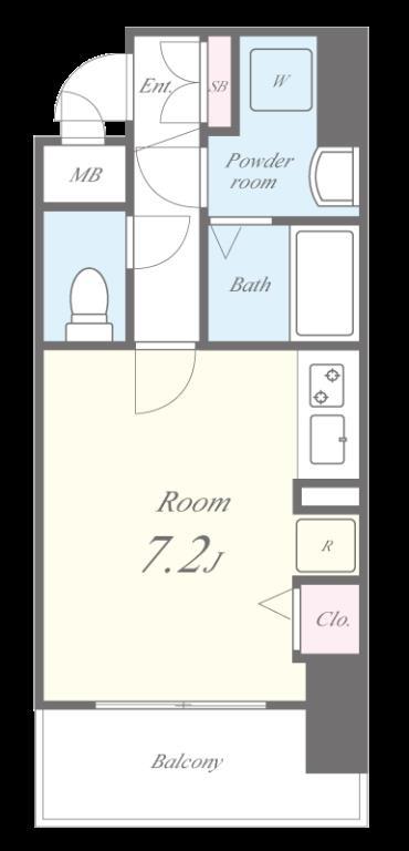 ロイヤルレジデンス北梅田 間取り図