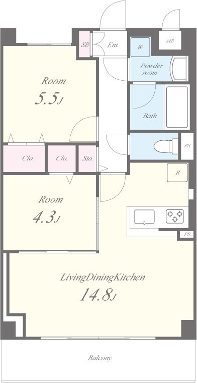 ベルヴァンス 間取り図