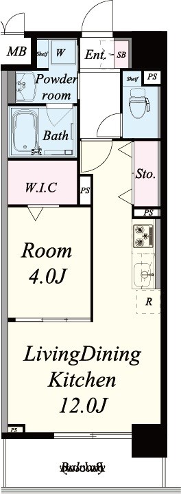 ビビアンパレス桜川公園 間取り図