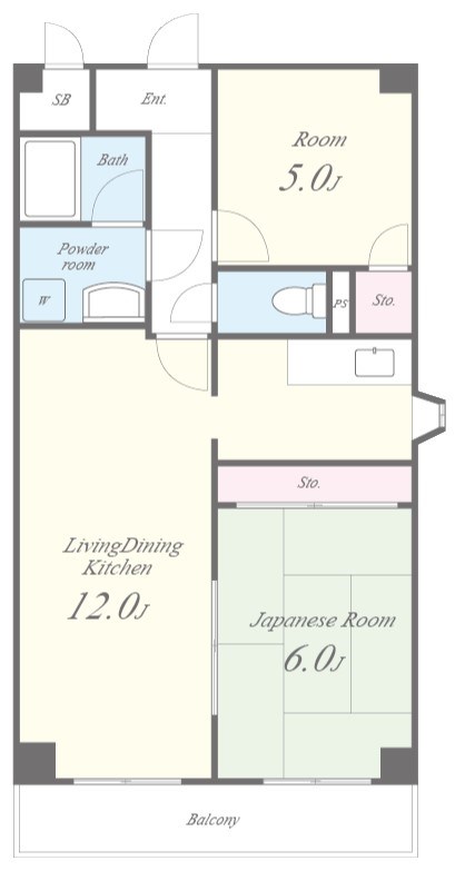 メゾンプランシェール 間取り図