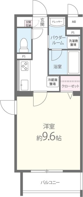 Grandir 服部 間取り図