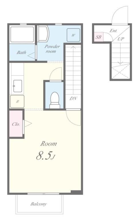 ユニベール神戸 間取り図