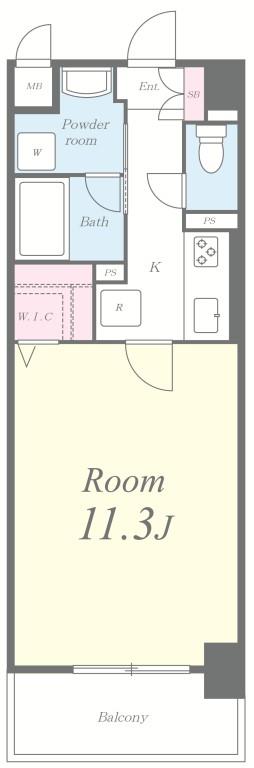 メグリオ住吉 間取り図
