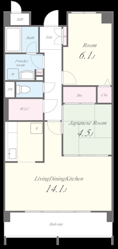 セピアコート博多南 間取り図