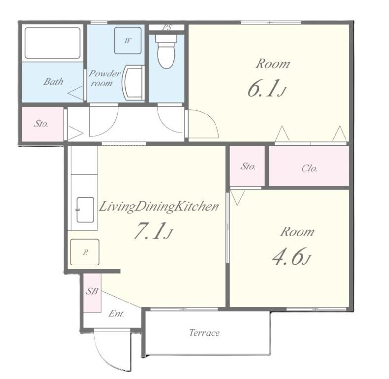 グラン・ドエル 間取り図